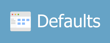 Defaults